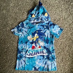Tie dye Sonic the Hedgehog boy Shirt